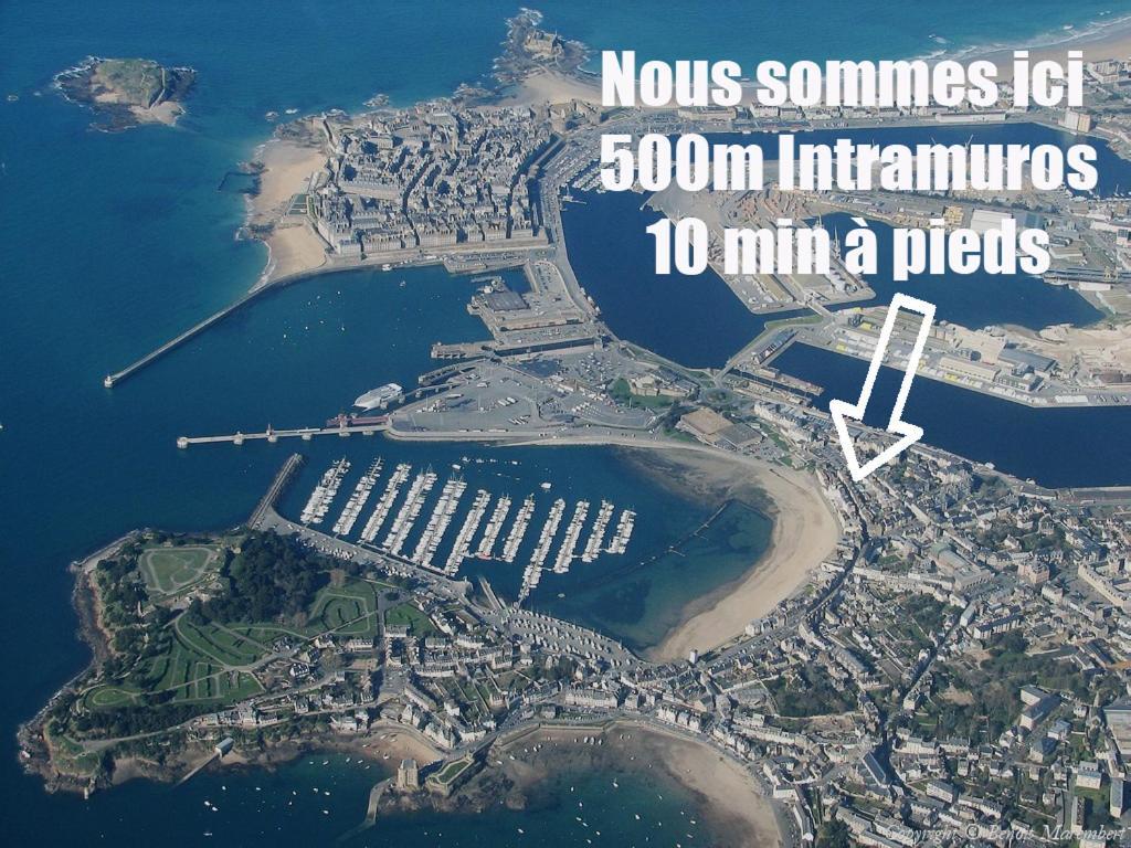L'Atelier - Rdc - Plage 50M - Remparts 500M 생말로 외부 사진